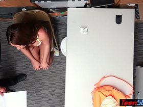 Pretty tight teen suspect enjoyed the punish fucking